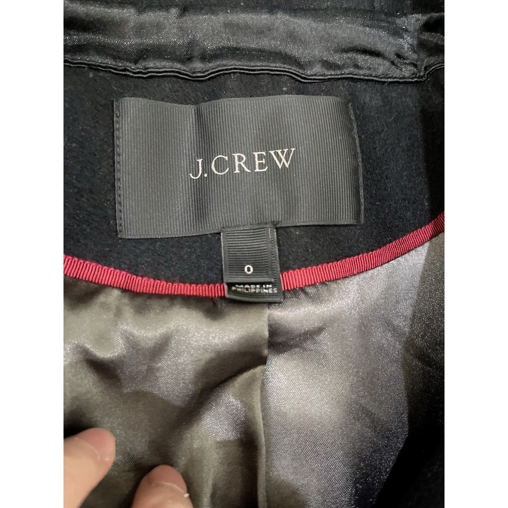 J CREW‎ WOMEN WOOL COAT SIZE 0 - Picture 4 of 10